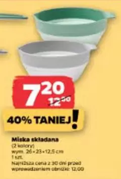 Miska składana