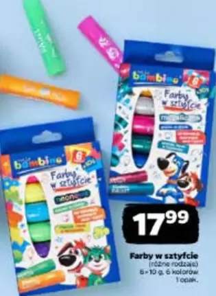 Farby w sztyfcie