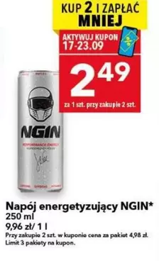 Napój energetyzujący
