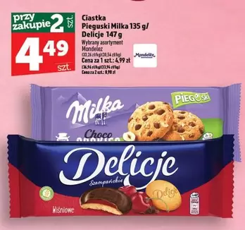 Ciastka Pieguski Milka