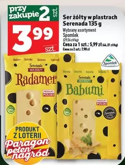 Radar - Ser żółty w plastrach