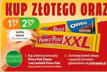 Polo - Prince Classic, Wafle Milka