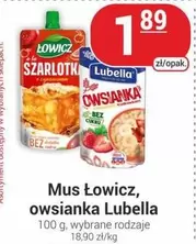 Mus, owsianka