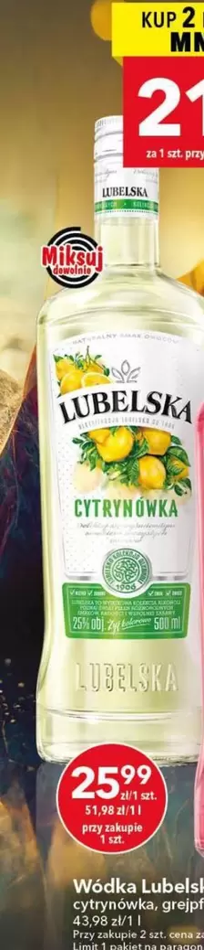 Wódka Lubelska Cytrynówka