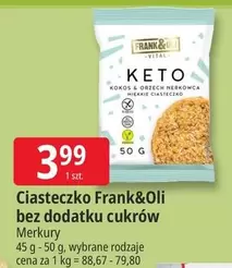 Ciastaczko Frank&Oli bez dodatku cukrów Merury