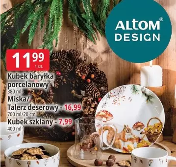 Kubek baryłka porcelanowy