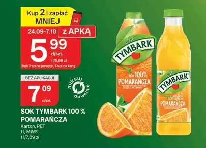 Sok 100% Pomarańcza