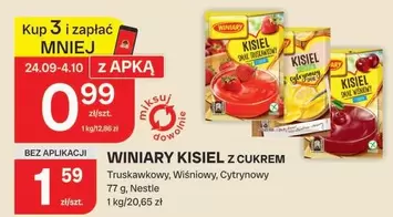 WINIARY KISIEL Z CUKREM