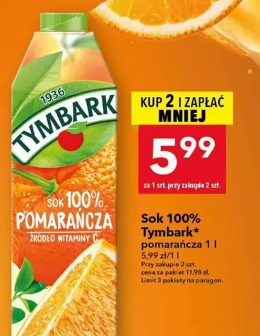 Sok 100% Pomarańcza