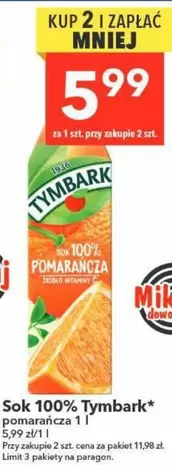 Sok 100% pomarańcza