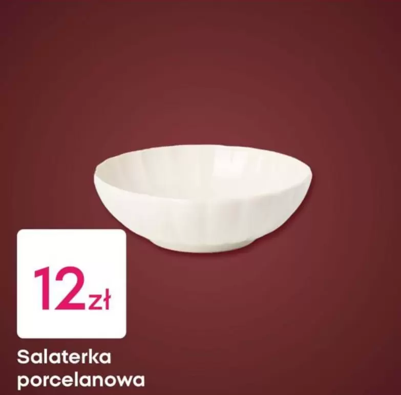Salaterka porcelanowa
