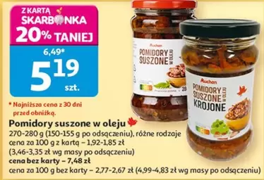 Pomidory suszone w oleju