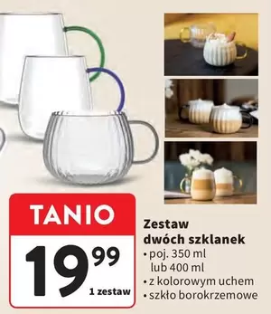 Zestaw dwóch szklanek