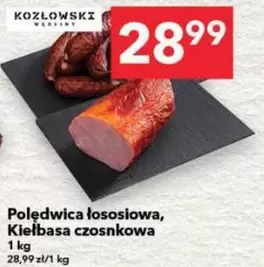 Polędwica łososiowa, Kiełbasa czosnkowa