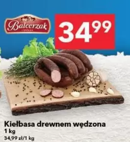Kiełbasa drewnem wędzona