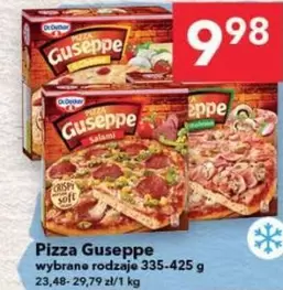 Pizza Giuseppe wybrane rodzaje
