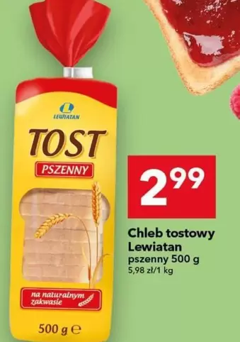 Chleb tostowy pszenny