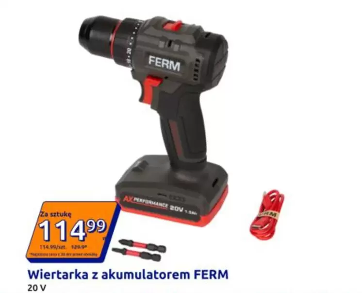 Wiertarka z akumulatorem
