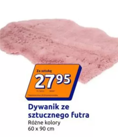 Dywanik ze sztucznego futra