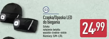 Czapka/Opaska LED do biegania