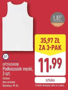 Podkoszulek męski, 3 szt.