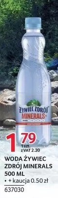 WODA ŻYWIEC ZDRÓJ MINERALS 500 ML