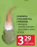 Zabawka z kocimiętką i piórkiem 347639