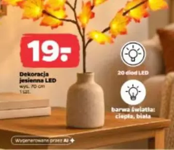 Dekoracja jesienna LED