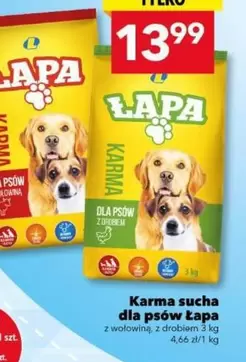 Karma sucha dla psów z wołowiną, z drobiem