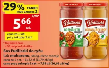 Sos Pudliszki do ryżu lub makaronu