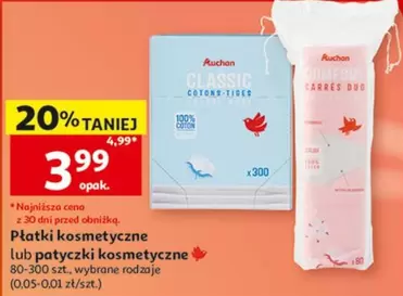 Classic - Płatki kosmetyczne lub patyczki kosmetyczne