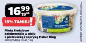 Filety śledziowe kołobrzeskie w oleju z pietruszką i papryką