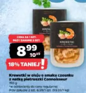 Krewetki w oleju o smaku czosnku z natką pietruszki