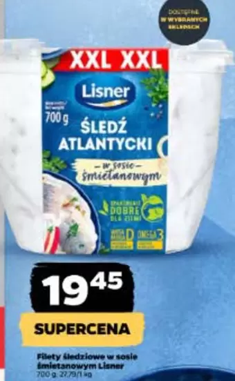 Filety śledziowe w sosie śmietanowym