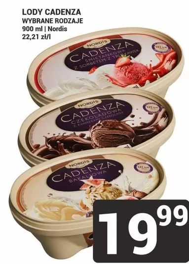 LODY CADENZA WYBRANE RODZAJE