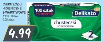 CHUSTECZKI HIGIENICZNE 2-WARSTWOWE