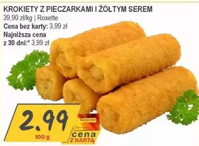 KROKIETY Z PIECZARKAMI I ŻÓŁTYM SEREM