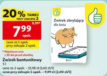 Żwirek bentonitowy
