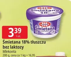 Śmietana 18% tłuszczu bez laktozy