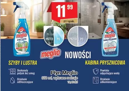 Płyn Meglio Szyby i Lustra / Kabina Prysznicowa