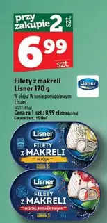 Filety z makreli Lisner 170 g