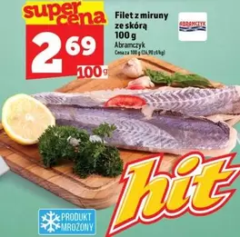 Filet z miruny ze skórą
