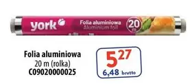 York - Folia aluminiowa 20 m (rolka) C09020000025