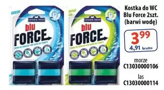 Ocean - Kostka do WC Blu Force 2szt. (barwi wodę)