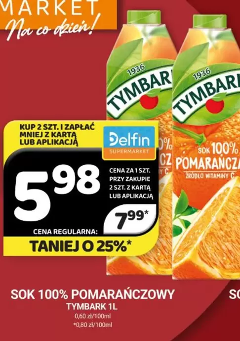 SOK 100% POMARAŃCZOWY