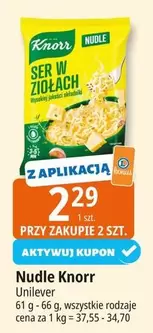 Nudle Ser w ziołach