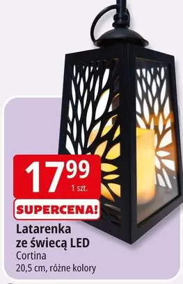 Latarenka ze świecą LED