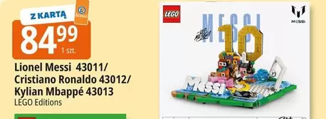 Lego - Lionel Messi 43011/ Cristiano Ronaldo 43012/ Kylian Mbappé 43013