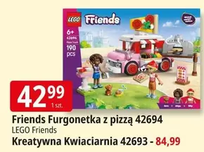 Lego - Furgonetka z pizzą 42694 Kreatywna Kwiaciarnia 42693