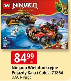 Lego - Ninjago Wielofunkcyjne Pojazdy Kaia i Cole'a 71864